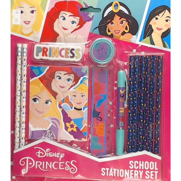 School stationary set Principesse Disney
