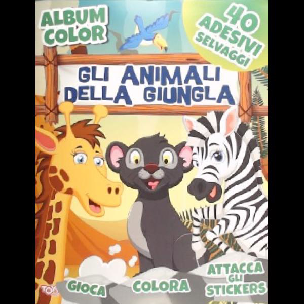 Album color animali della giungla