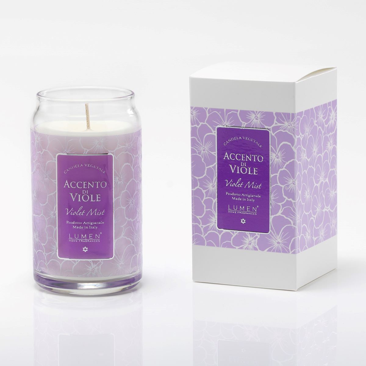 CANDELA VEGETALE ACCENTO DI VIOLE 300ML 