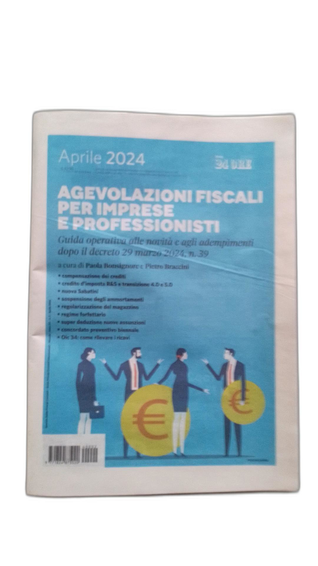 Sole 24 ore periodico professionale, Agevolazioni fiscali per imprese e professionisti - 40002 - 20/4/2024